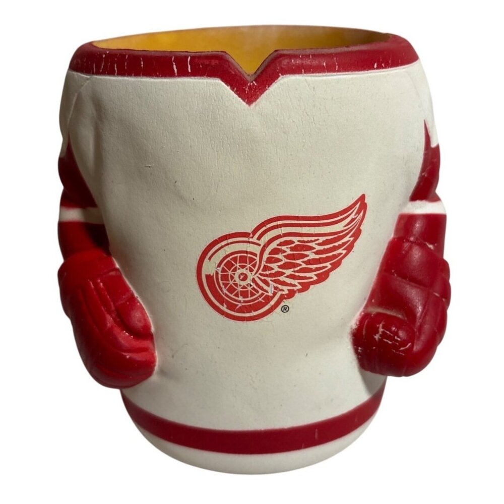 Detroit Red Wings Hockey Jersey Foam Beer Pop Koozi Cooler Mug SportFx Labatts